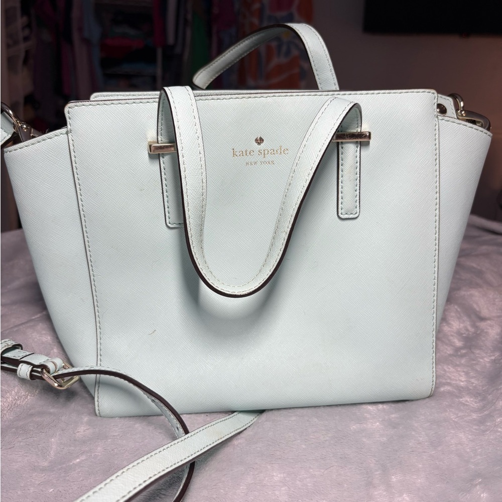 Kate Spade Cedar Street Hayden Satchel in Light Blue